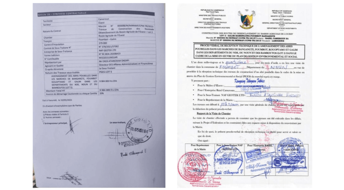 Construction of four waste bin shelters